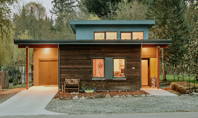 Photo of the Ballard Haus project