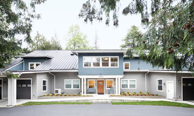Photo of the Multigenerational Lake House project