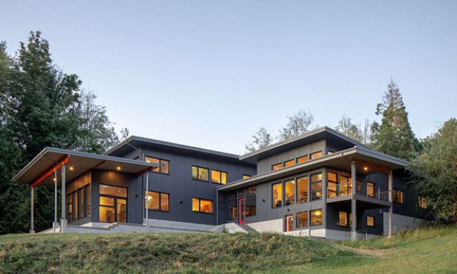 Photo of the Bicycle Passive House project