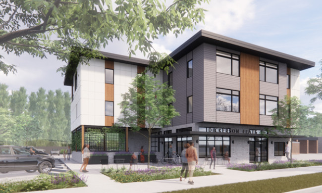 Photo of the Martin Way Mixed Use project