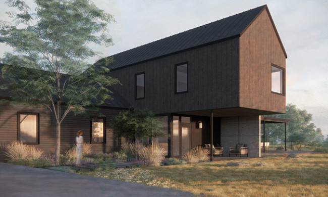 Photo of the North Fork House project