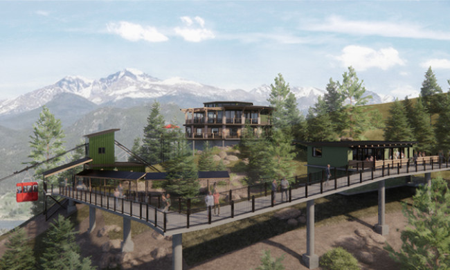 Photo of the Estes Park Aerial Tramway project