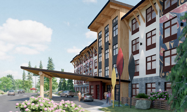 Photo of the Squaxin Island Tribe Hotel and Masterplan project