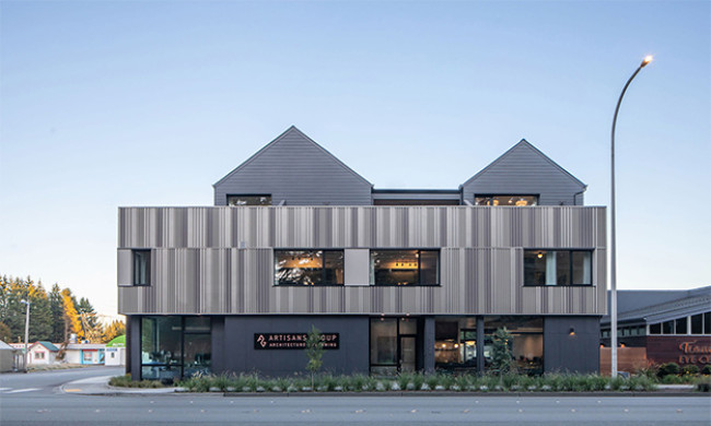 Photo of the AGAP Passive Mixed Use project